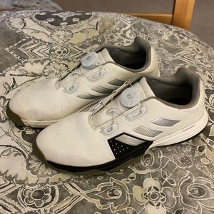 Adidas Size 6 Golf Shoe - White with Dial Tie